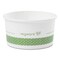 Vegware Soup Containers, 6 oz, 3.5" Diameter x 1.7"h, Green/White, Paper, PK1000 SC-06G - alternate 1
